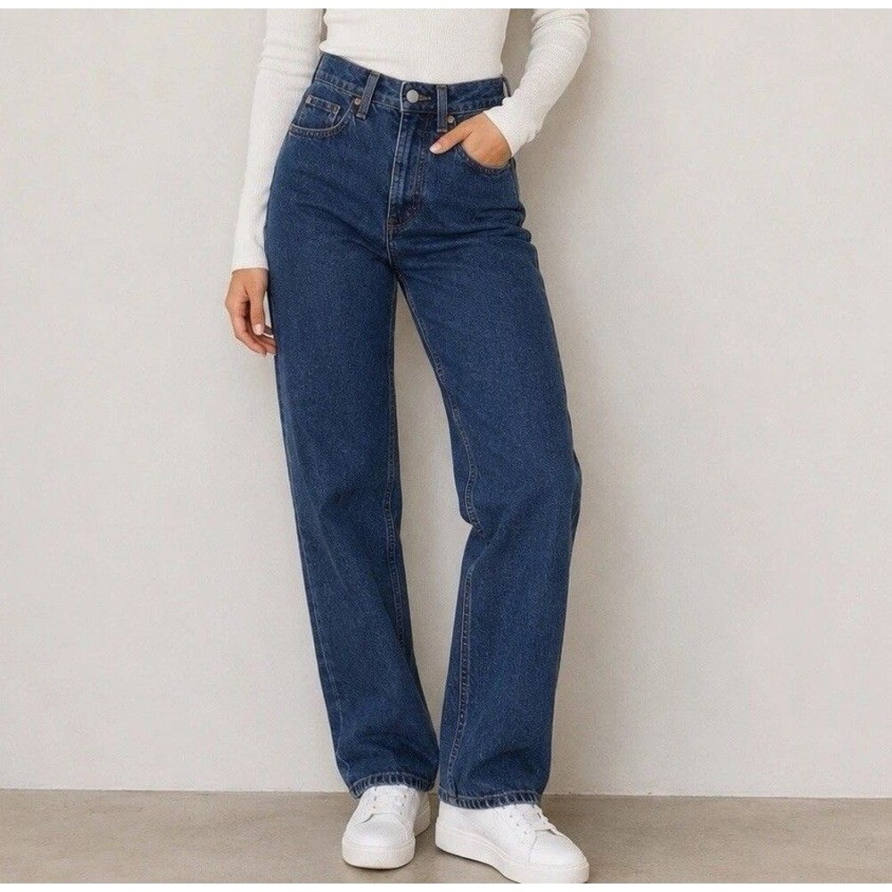 Universal Thread NEW Jeans Women's 4S Short Highest Rise Straight Button Fly 27"